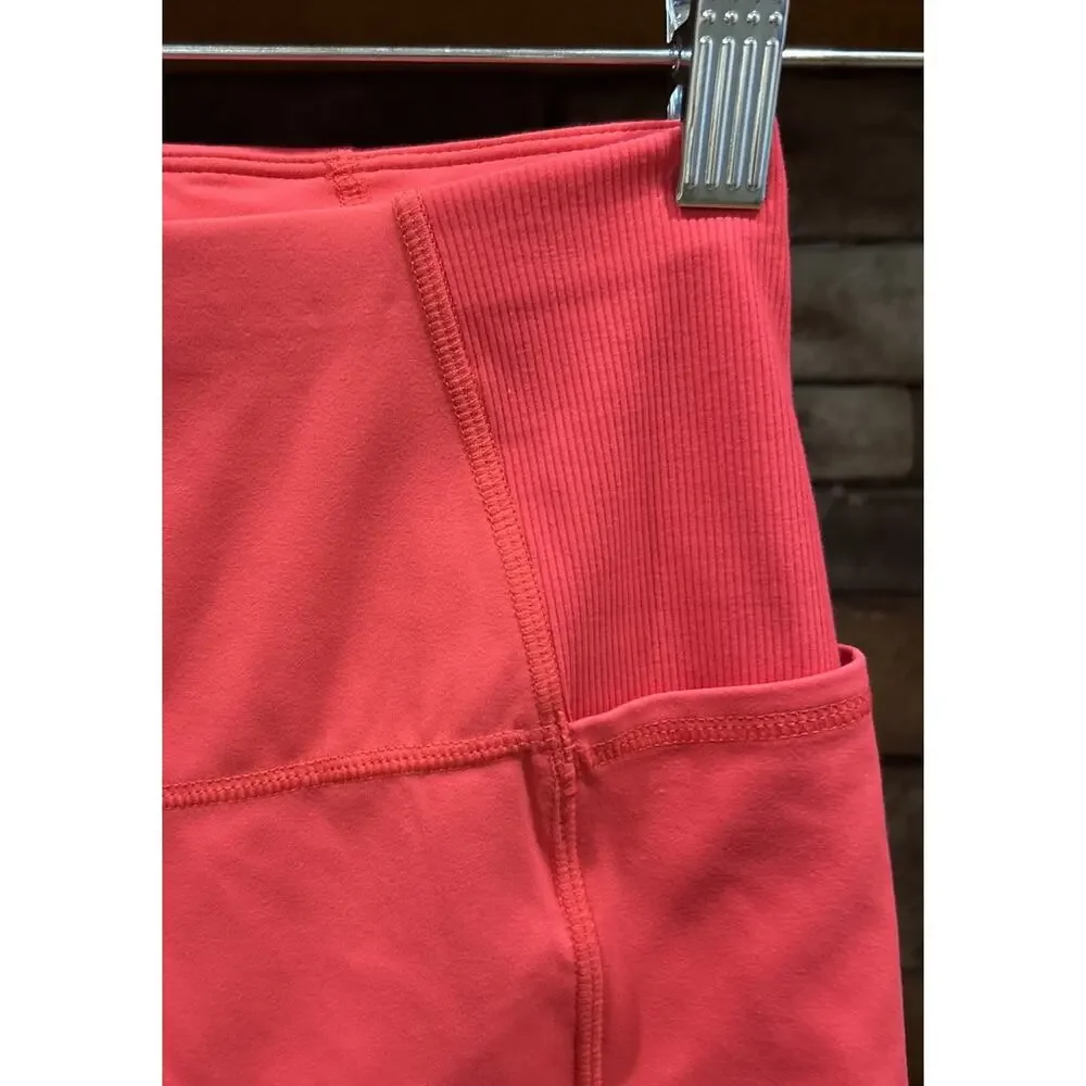 Women’s SWEATY BETTY Pink Super Soft 7/8 Length Leggings Size 6 *D1